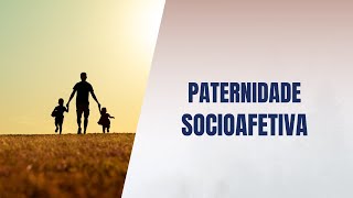 Paternidade socioafetiva [upl. by Aziza931]