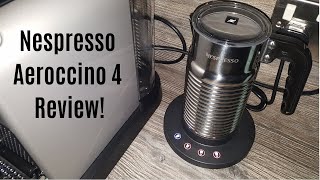 Nespresso Aeroccino 4 Milk Frother Review  Worth upgrading from the Aeroccino 3 [upl. by Georgi]