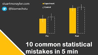 Ten Statistical Mistakes in 5 Min [upl. by Olson]