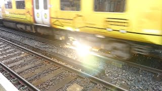 Merseyrail 507 009 making arcs at Birkdale station [upl. by Batsheva]